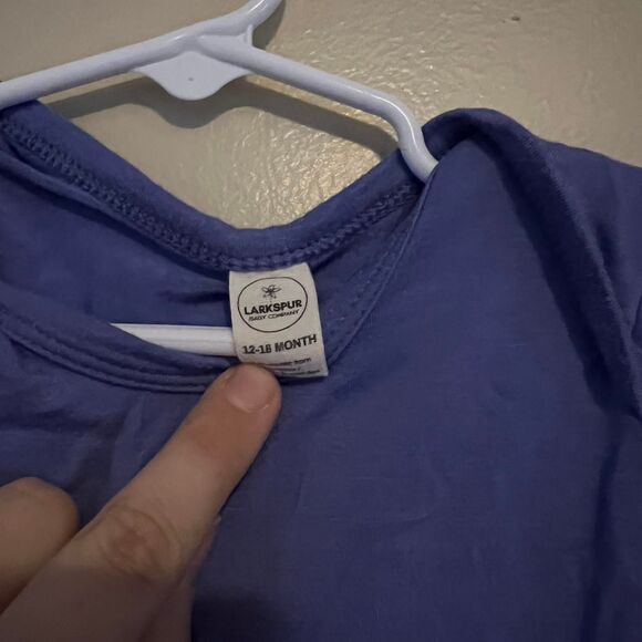 Larkspur bamboo onesie size 12-18m - Picture 2 of 3